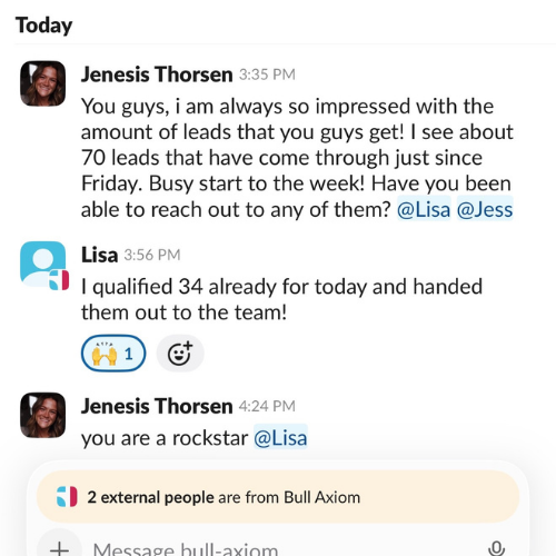 70 leads since Friday